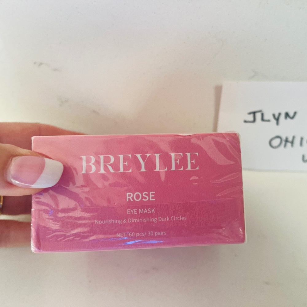 Breylee Rose Eye Mask 60 Pcs Puffy Eyes and Dark Circles Treatments